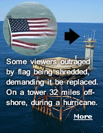 ''They told me, �this is disrespectful,� and that I need to get out there and replace the flag right then, in a hurricane.''